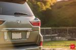 Lexus LX570 on Vossen Wheels (HF-3) (Nebula Gray Pearl) 2019 года